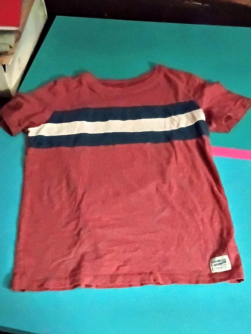 OshKosh Boys Color Block Tee Size 10/10A